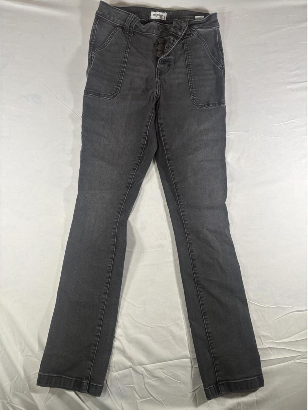 Women's Black and Grey Jeans